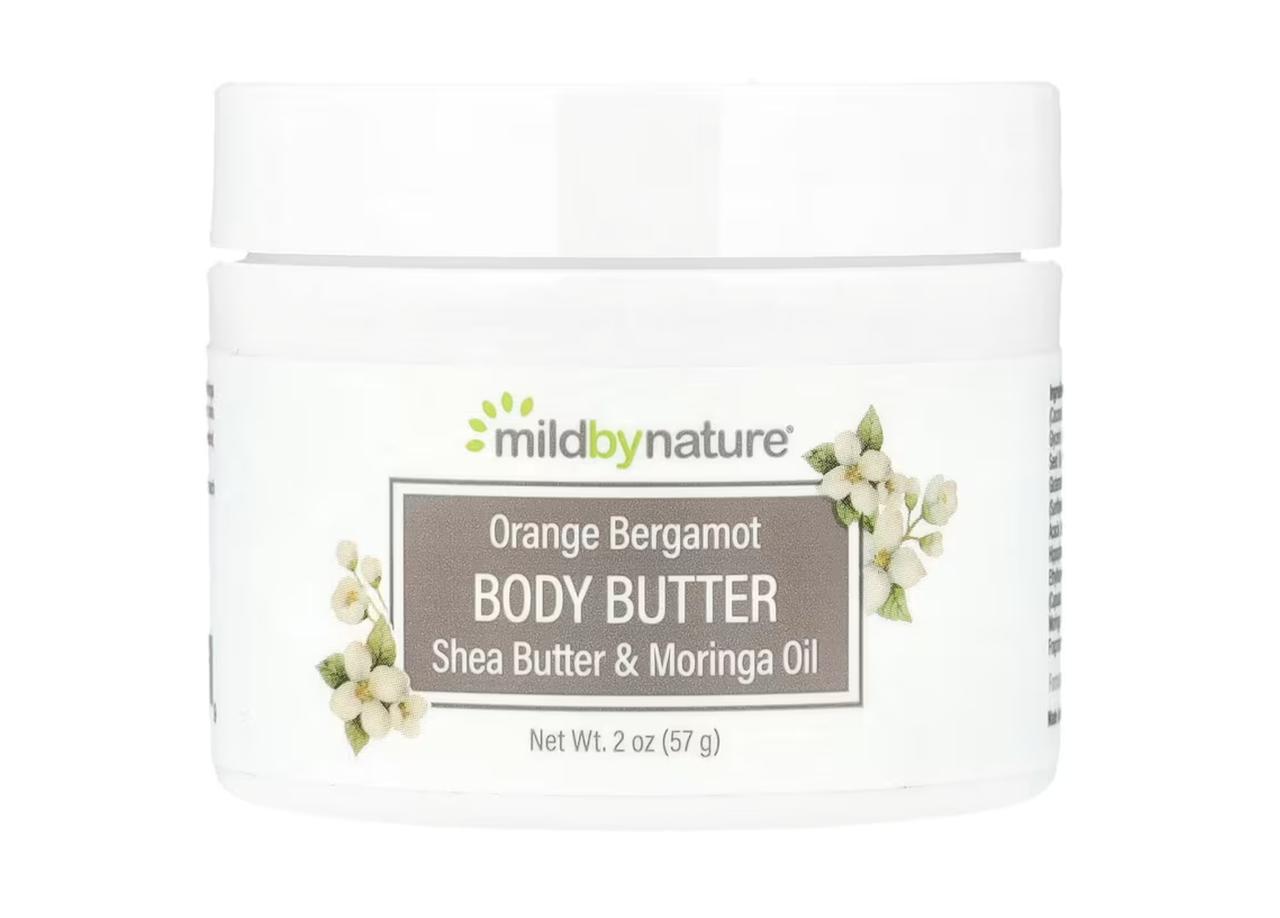 画像: Mild By Nature, オレンジベルガモット ボディバター、57g / iHerb
