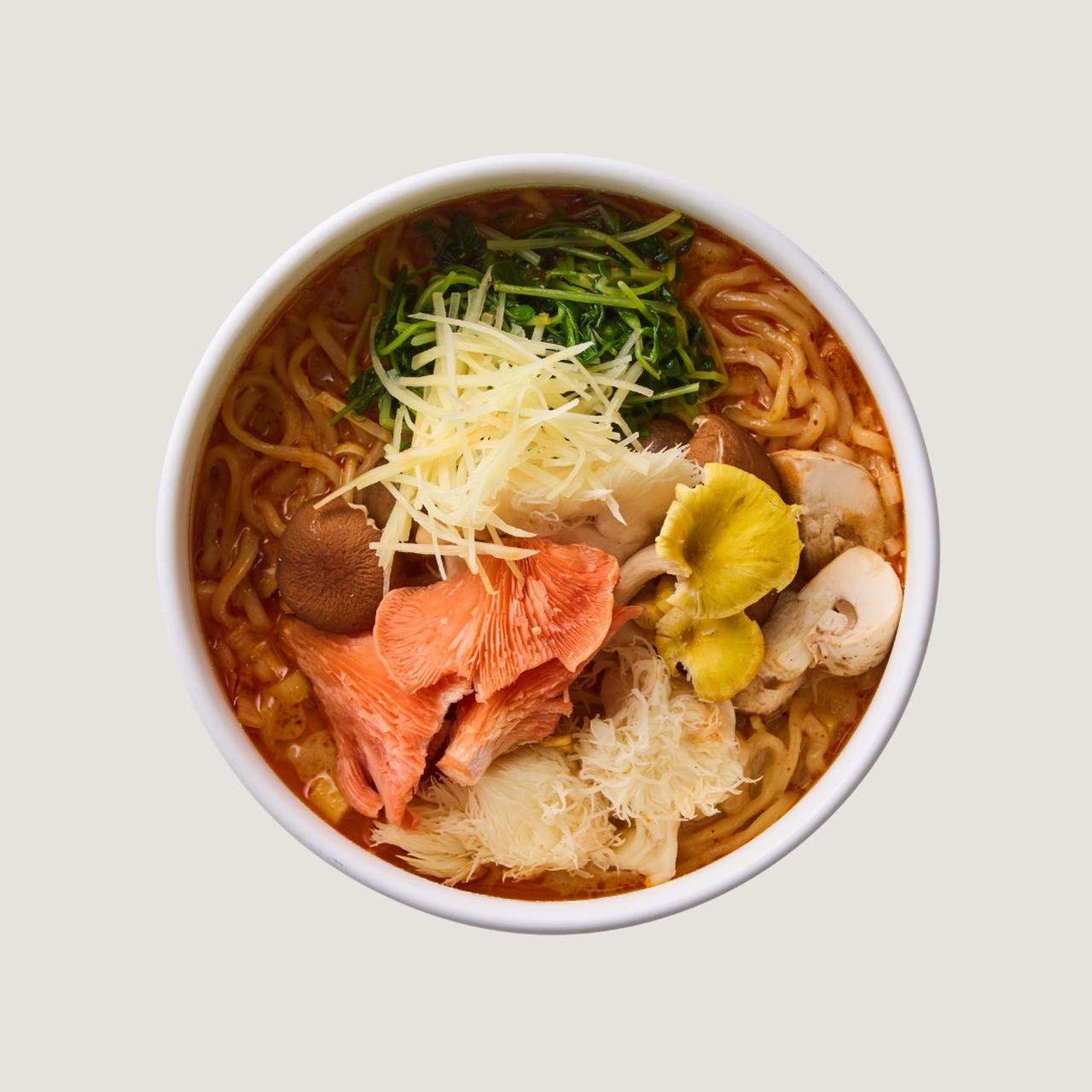 画像: ⚫︎168点心飲茶＆薬膳鍋 きのこたっぷり生姜の香りの担々麵／1,320円