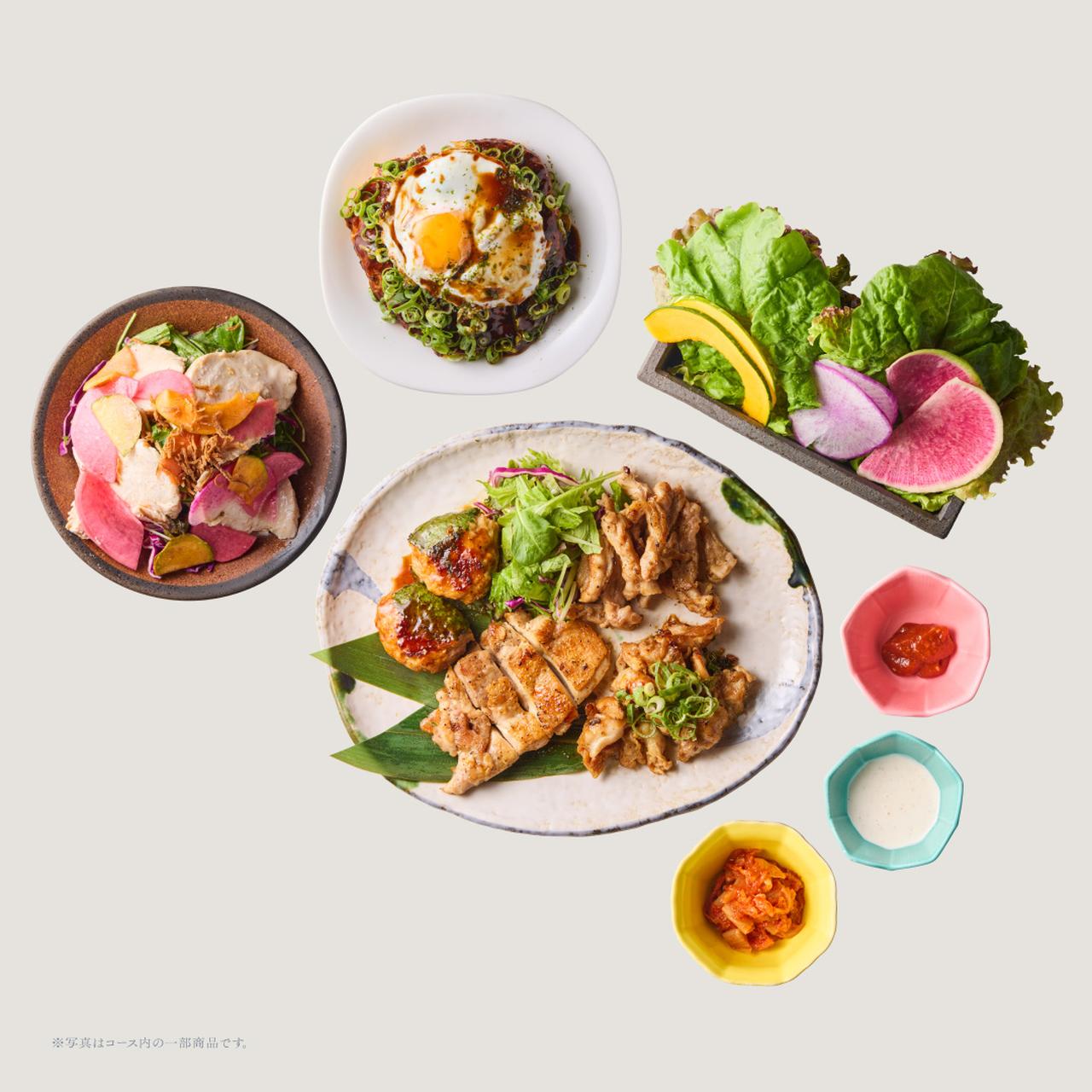 画像: ⚫︎鉄板焼 お好み焼 かしわ 40品以上の料理がおかわり自由！かしわの「満腹」食べ呑み放題コース／5,500円（1人前）