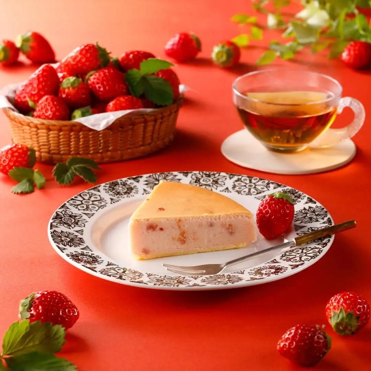 画像3: 冬の贅沢スイーツ♡【チーズガーデン】『御用邸ストロベリーチーズケーキ』が登場！