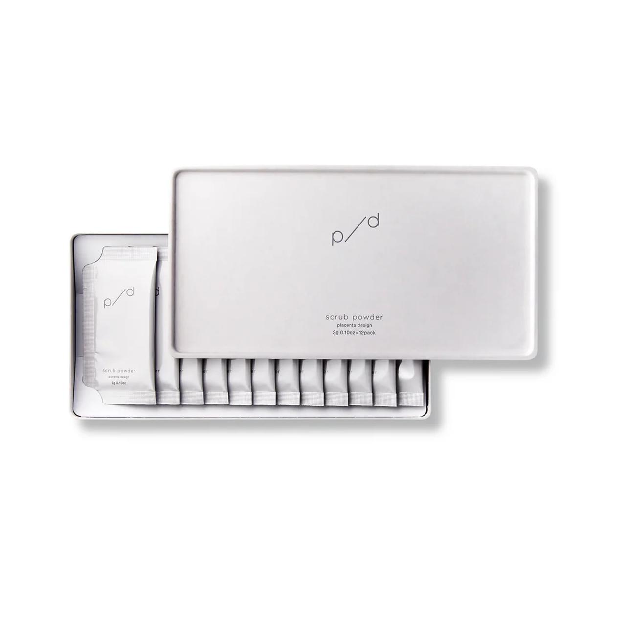 画像: p/d スクラブパウダー 国産米ぬかをベースに、プラセンタを贅沢に配合した1回使い切りのスクラブパウダー。 pd-cosme.com