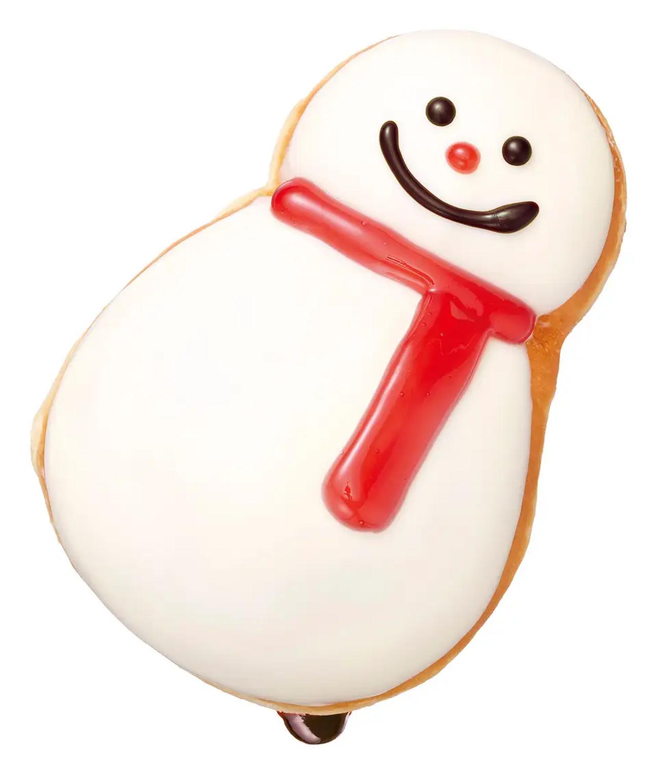 画像: 『チョコレート スノーマン』 【販売期間】2025年11月19日（水）～2026年1月13日（火） ※12月23日(火)～25日（木）の期間、単品販売は行っておりません。 ※2026年1月1日(木)～1月4日(日)の期間も単品販売を休止いたします。 【販売価格】334円（イートイン341円）