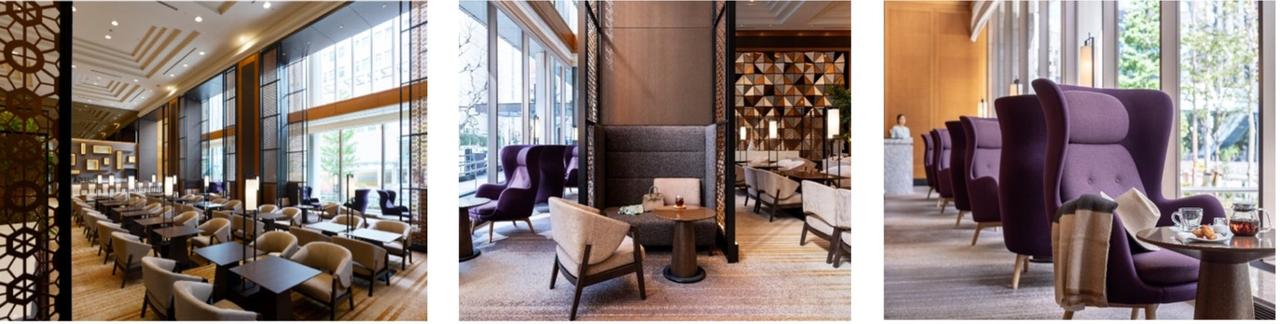 画像: 一日を通して使える、落ち着きのあるラウンジ空間