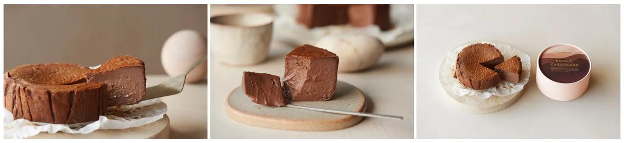 画像: バレンタイン限定フレーバー① BASQUE CHEESECAKE Cacao(バスクチーズケーキ カカオ)