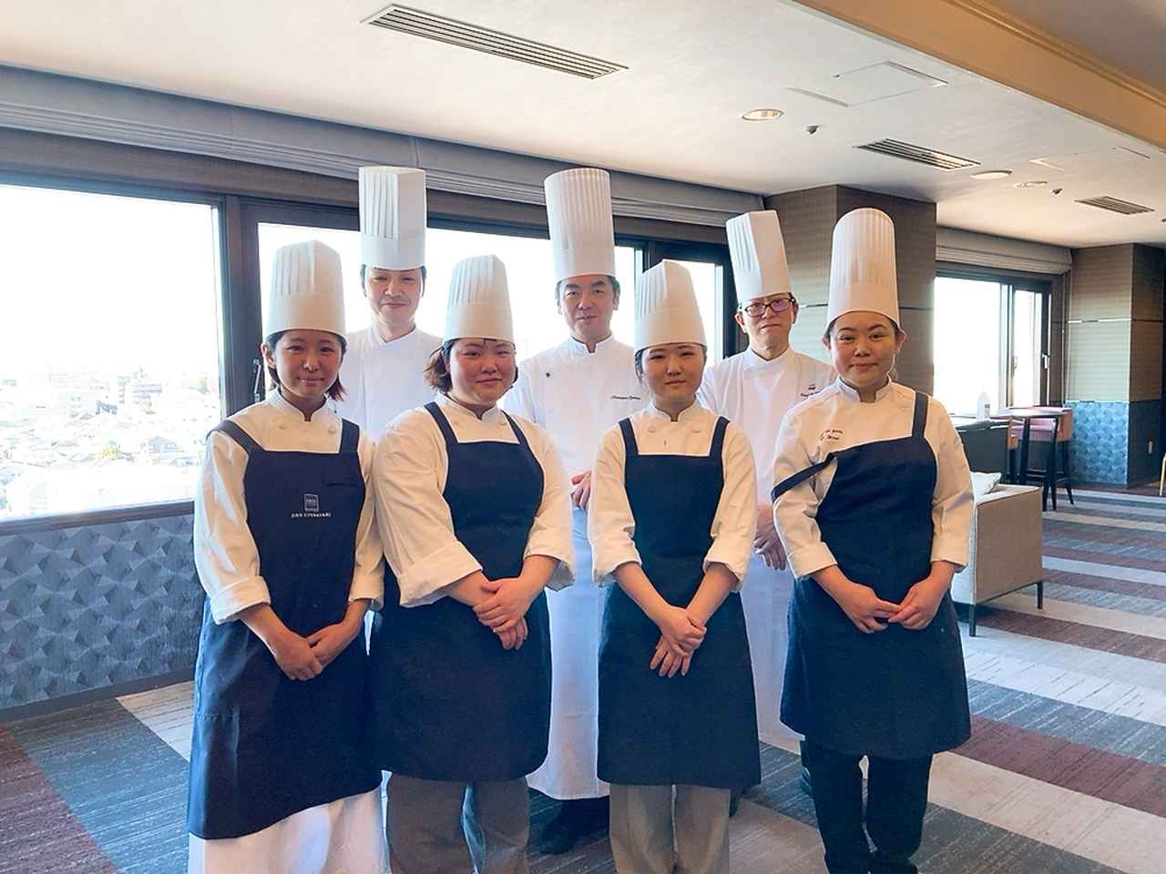 画像: ホテルのパティシエ・シェフの皆様
