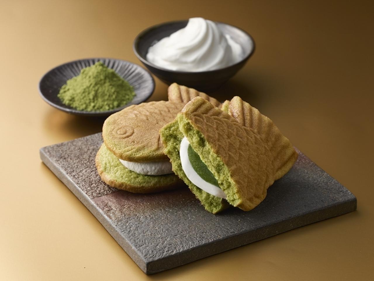 画像: 天空の抹茶・茶たい焼（抹茶ミルク） 販売期間：2026年1月4日(日)～ 販売エリア：全国 税込希望小売価格：199円(沖縄のみ248円)