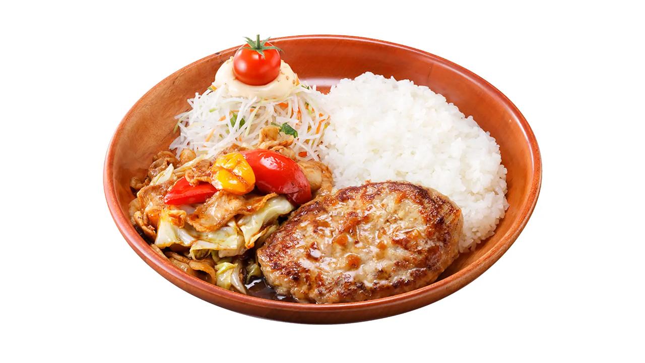 画像: 回鍋肉&ハンバーグディッシュ