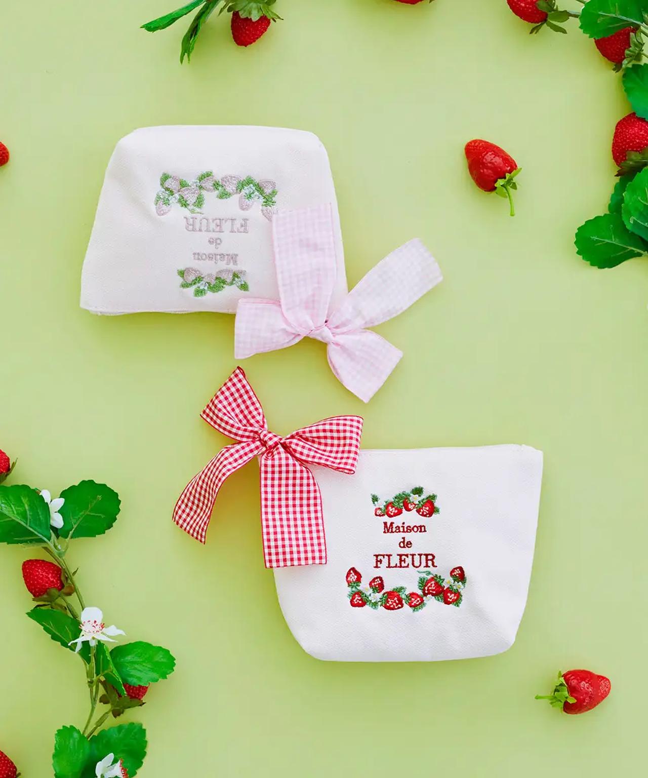 画像: Maison de FLEUR Ｂ.いちごポーチ