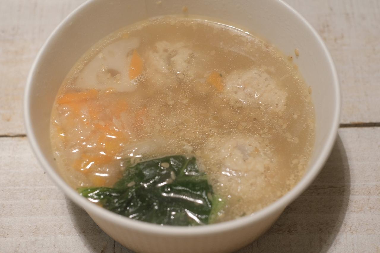 画像2: ⚫︎根菜入りつくねの和風スープ 406円（税込 438円）