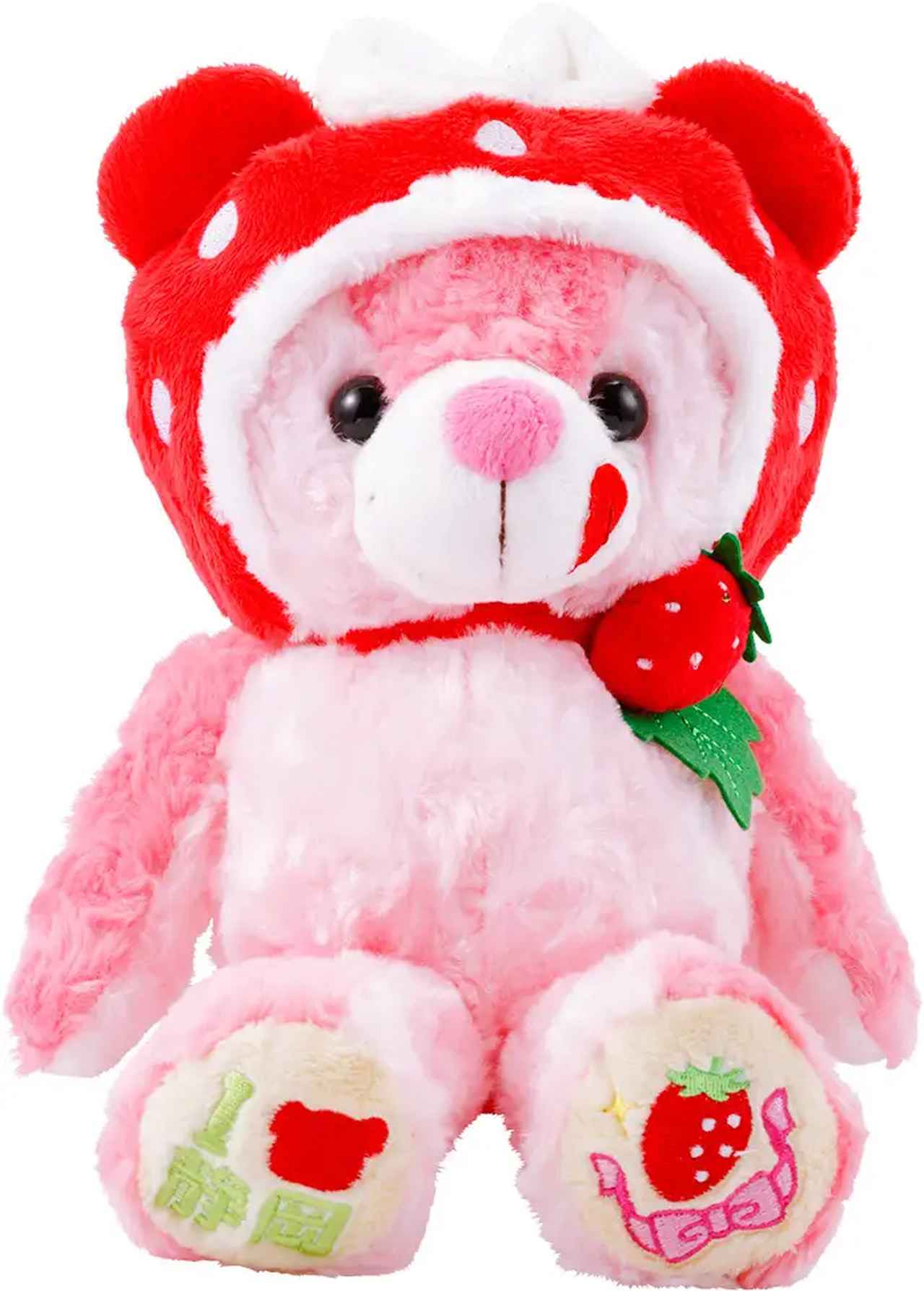 画像: ご当地ピンズプラス 静岡ストロベアぬいぐるみ