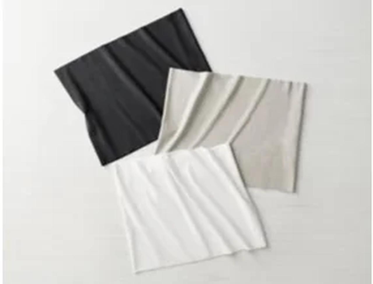 画像: ⑤『微起毛あったかハラマキ(AC-C501B)』ゆったりサイズ 色 :BK(ブラック)、WH(ホワイト)、LGY(ライトグレー) サイズ:製品(約㎝)縦37.5×横28.0 ※置き寸法、ウエスト(約㎝)75.0~95.0 素 材:ナイロン68%、ポリウレタン32%