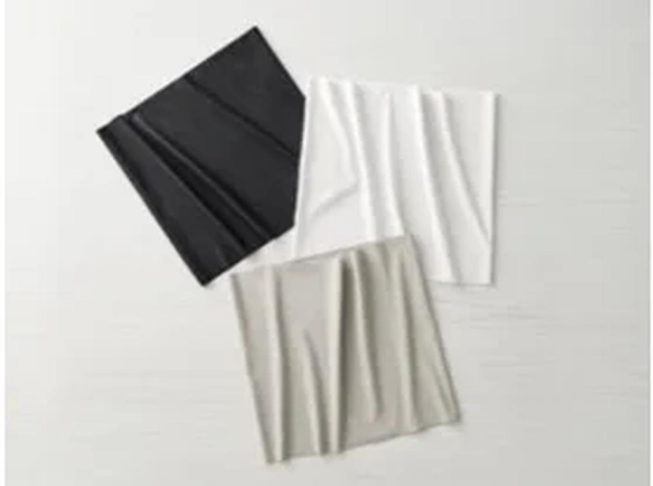 画像: ⑤『微起毛あったかハラマキ(AC-C402G)』 色 :BK(ブラック)、WH(ホワイト)、 NEW!LGY(ライトグレー) サイズ:製品(約㎝)縦32.0×横28.0 ※置き寸法、ウエスト(約㎝)58.0~80.0 素 材:ナイロン68%、ポリウレタン32% ※下記は⑤、⑥共通 特 長:・上下に縫い目がないから付けていないような心地よさ ・微起毛素材でこっそりじんわり温かい ・薄手で体にフィット