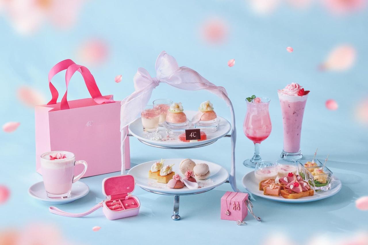画像2: 4℃のSAKURA Collectionがスイーツに。みなとみらいで春限定フェア開催