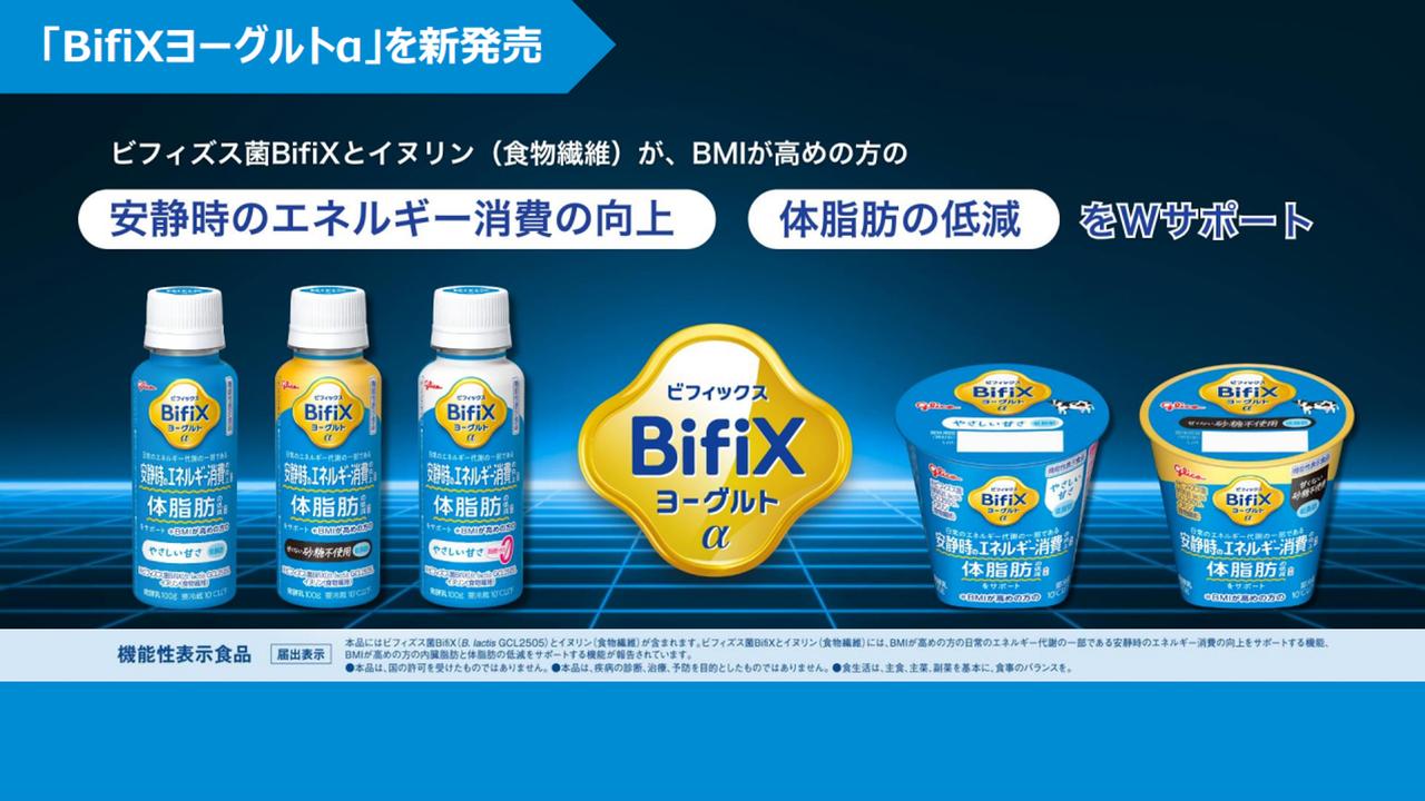 画像2: グリコが提案する新習慣とは？「BifiXヨーグルトα」で安静時から“太りにくいカラダづくり”