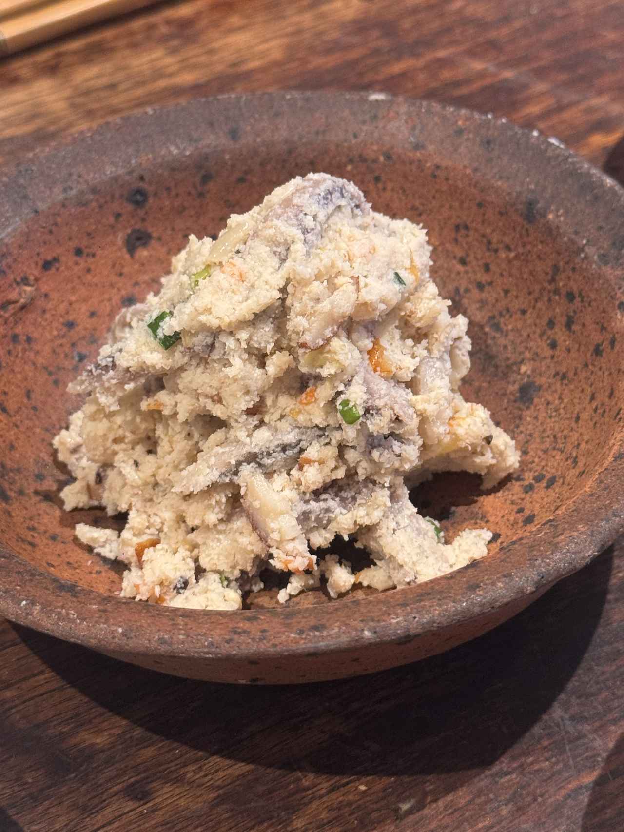 画像: いわし酢じめ　おから和え