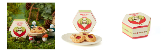画像: 【クッキークリームピスタチオ】　　5個入り　1,296円（税込）