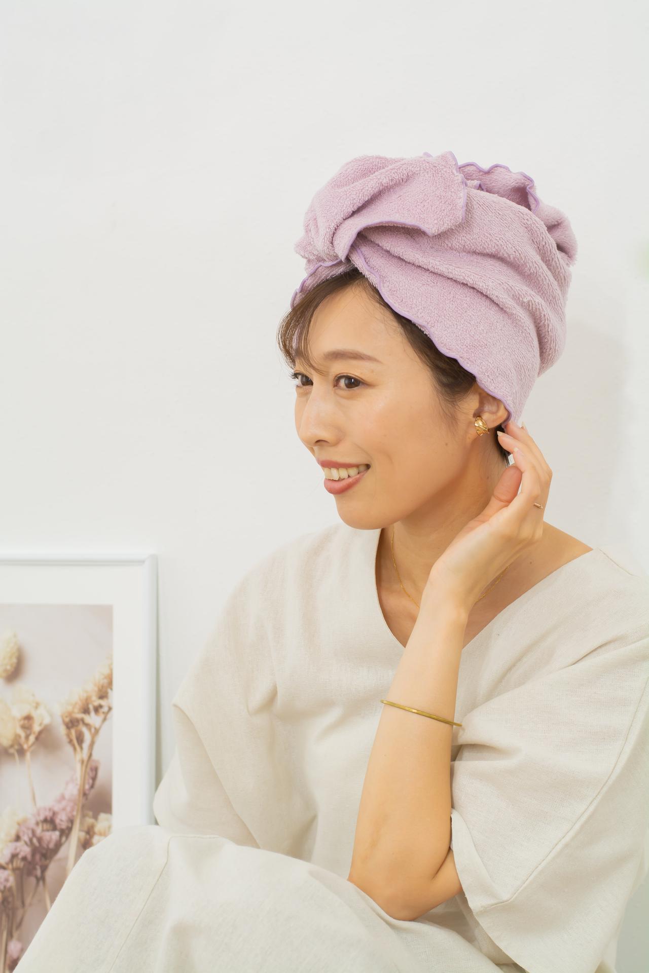 画像: 髪の長い人でも素早く巻けます