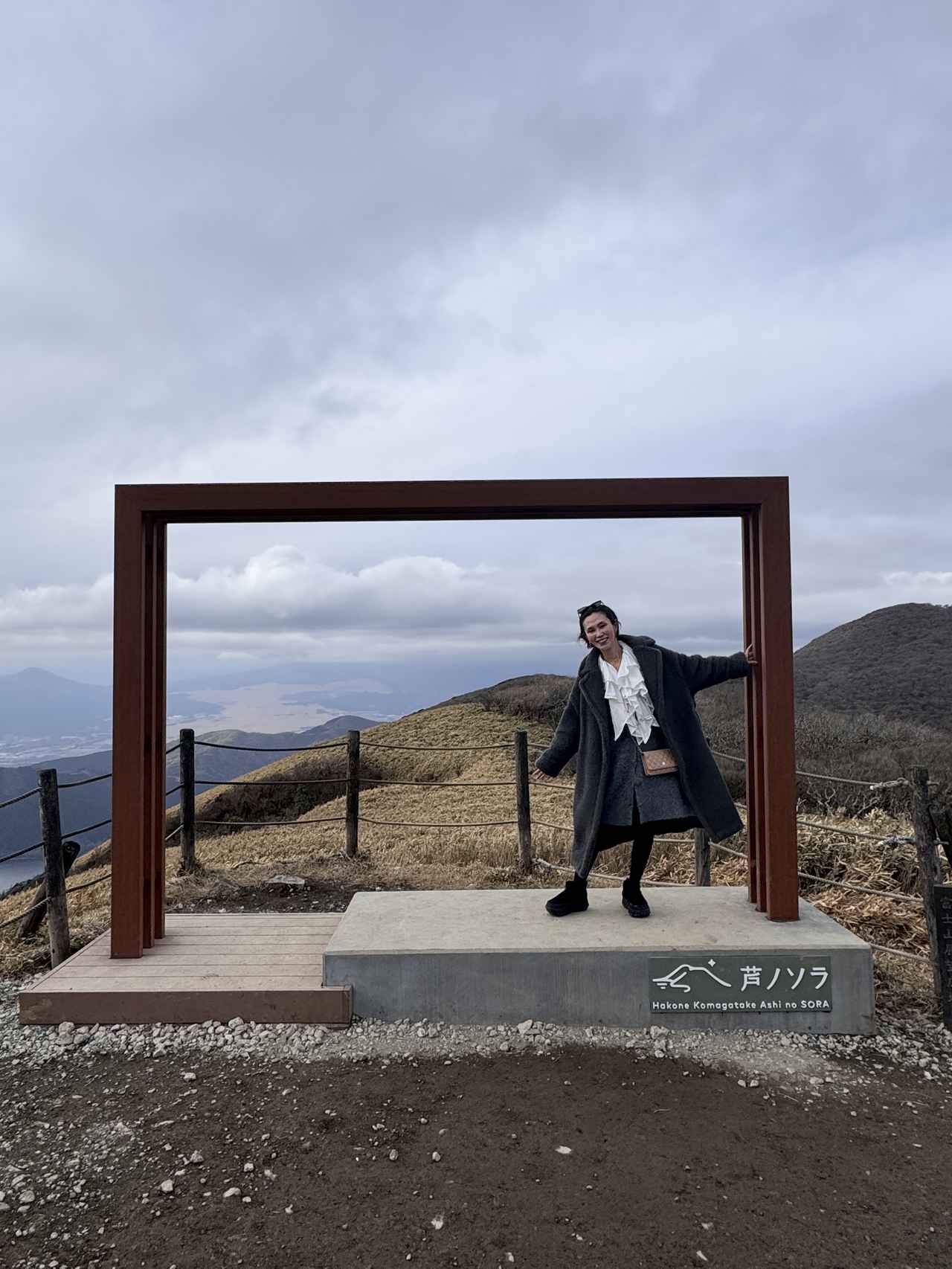 画像: 天気が良いとこの枠の中に富士山が収まる撮影スポット