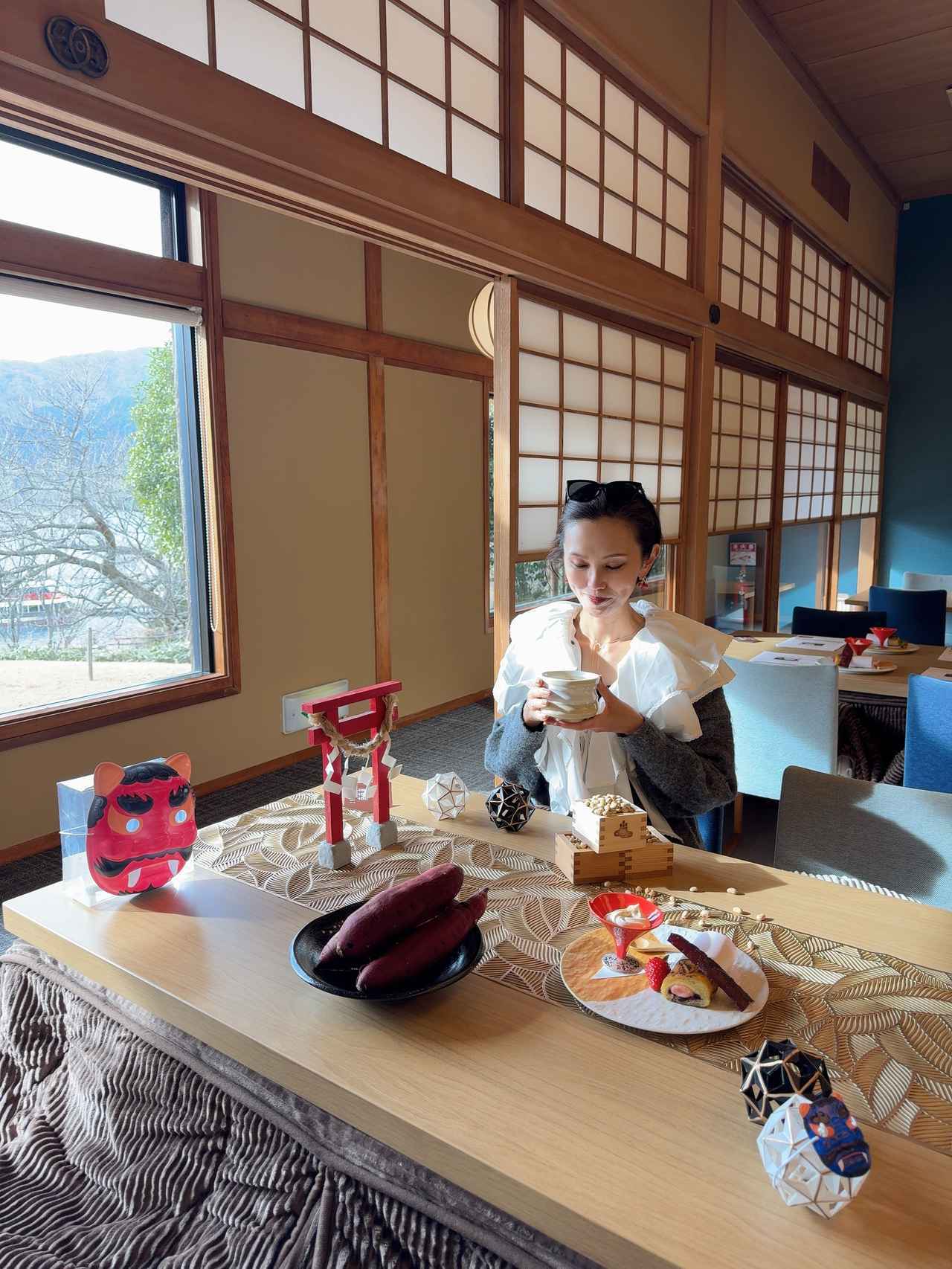 画像6: こたつで味わう“開運スイーツ体験”♡【絶景日帰り温泉 龍宮殿本館】