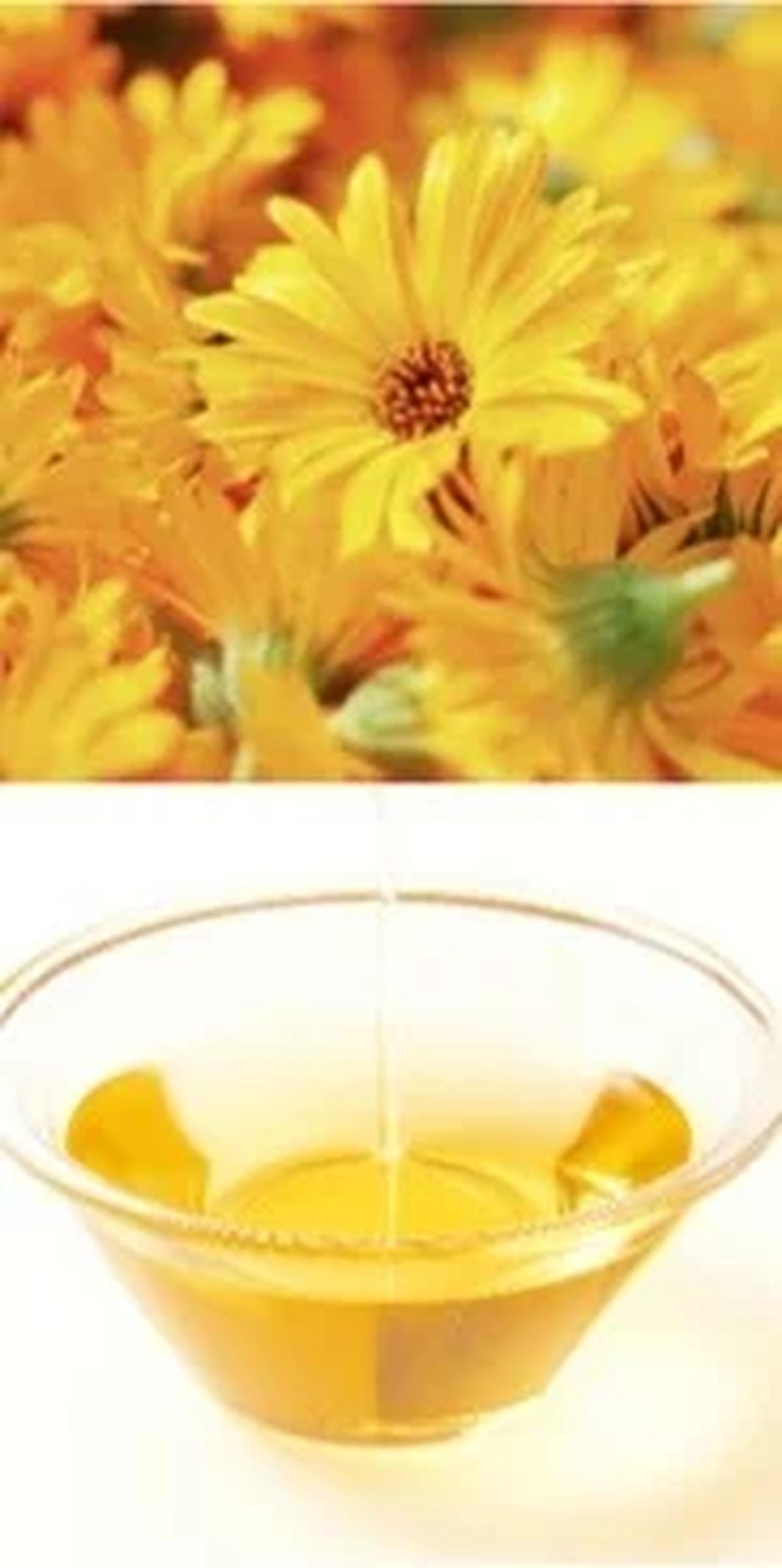 画像: ・カレンデュラ花エキス*¹：肌荒れを防ぎ、うるおいでバリア機能を保護する ・カレンデュラ花発酵エキス*²：なめらかに整え、いきいきとした肌印象に ・カレンデュラオイル*⁴：肌のうるおいを守り、柔軟に保つ