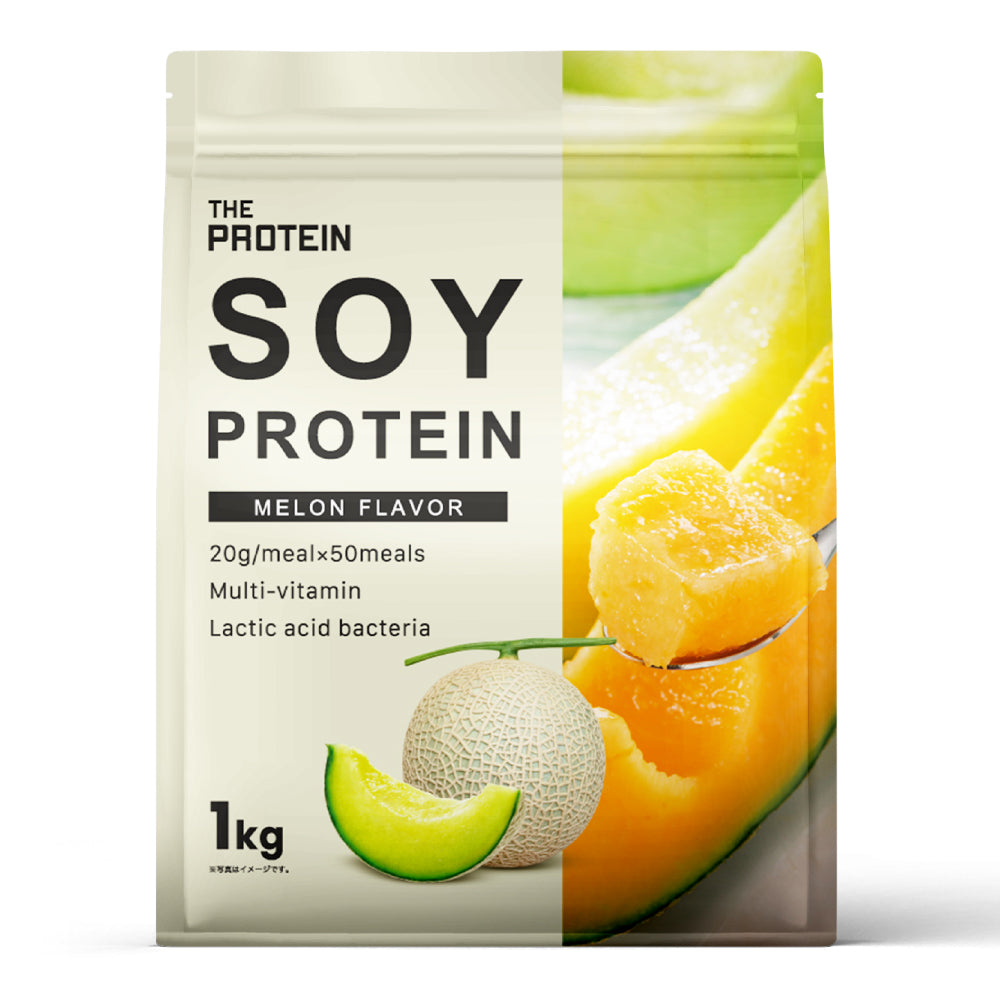 画像: 〈新フレーバー〉THE PROTEIN ソイプロテイン　1kg　メロン風味