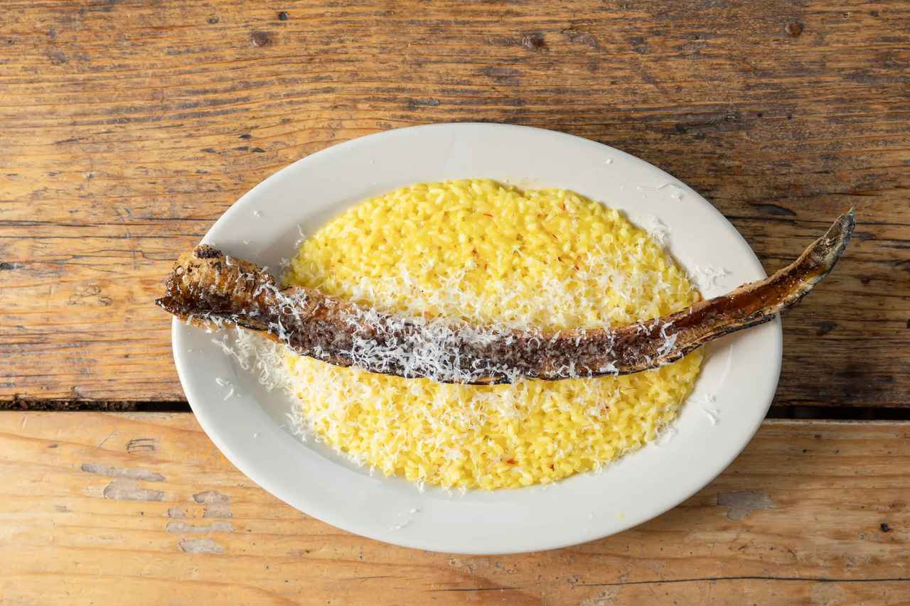 画像: GOOD MORNING CAFE中野セントラルパーク 【メニュー名】穴子のラケとミラノ風リゾット 【値段】￥2,480（税込） 【使用食材】開き穴子