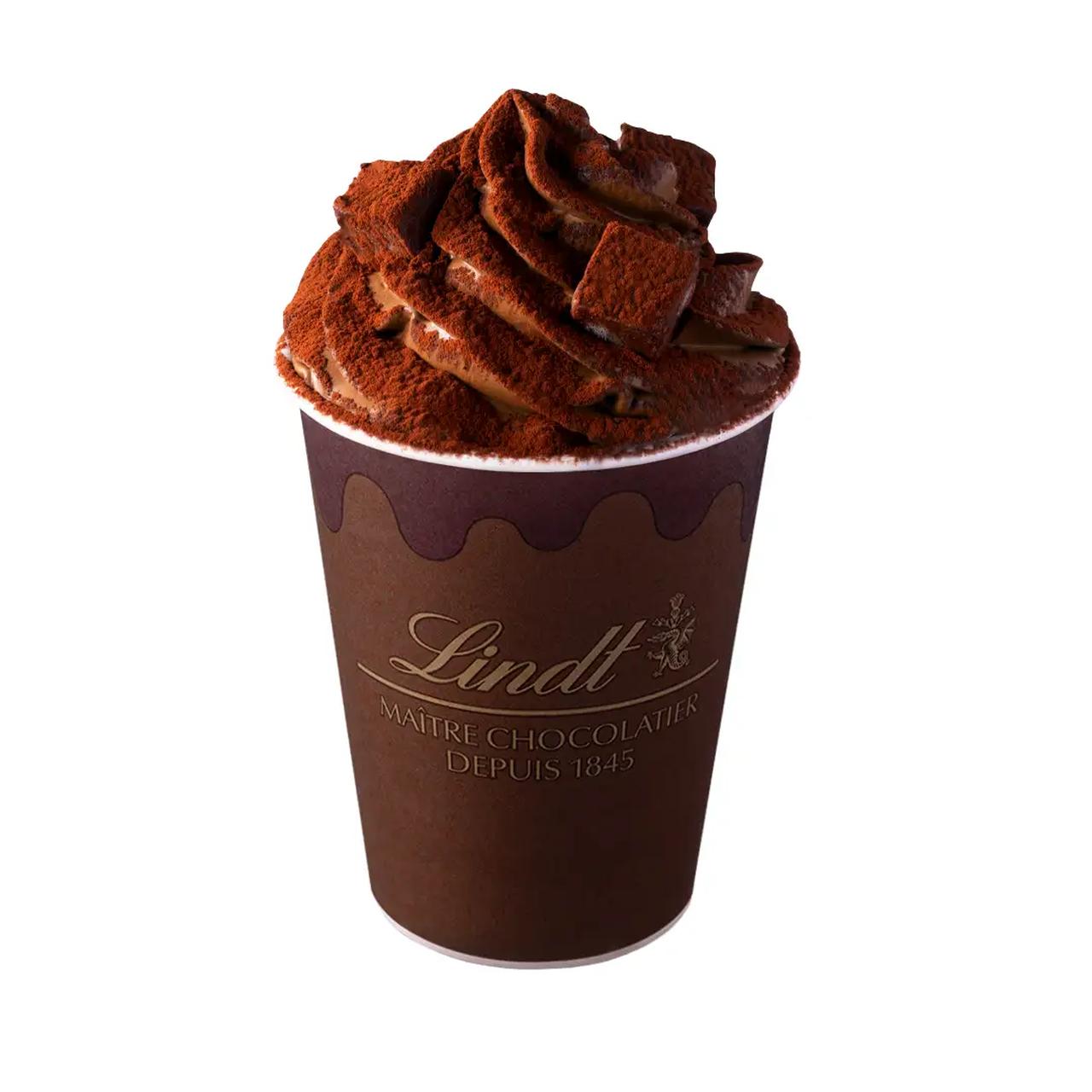 画像: CACAO 70 ショコラドリンク ホット 価格：898円（税込） 販売期間：〜2026年2月15日（日） 販売店舗：全国のリンツ ショコラ ブティック＆カフェ ※なくなり次第終了となります。