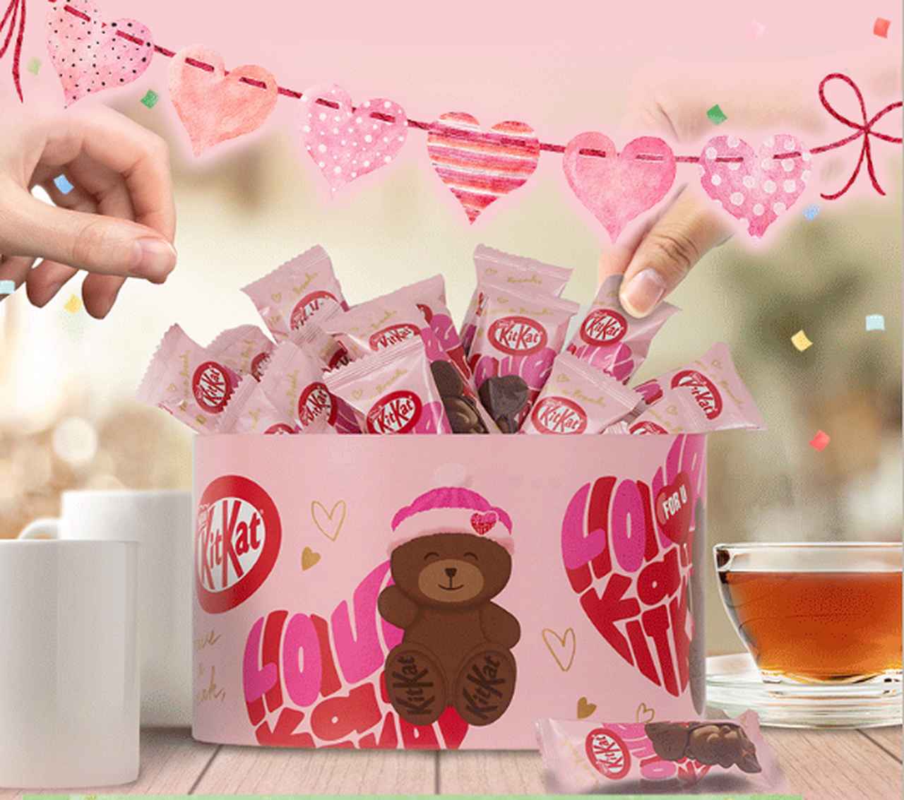 画像5: “推しベアー”が主役♡ギフト映え抜群!「キットカット ハートフルベアー」に新アイテムが続々登場
