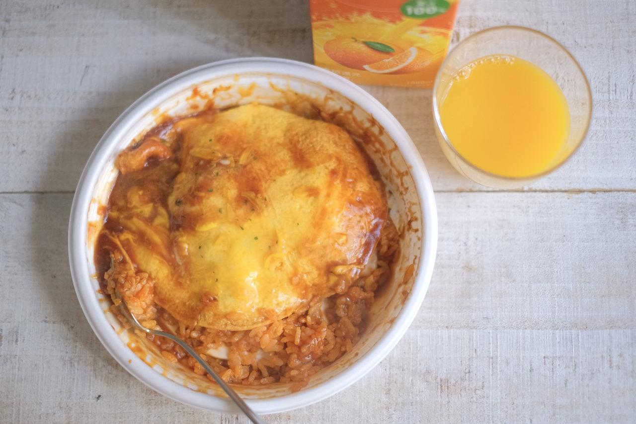 画像1: ⚫︎濃厚デミソースとふわっとたまごのとろとろオムライス×みかん＆オレンジ