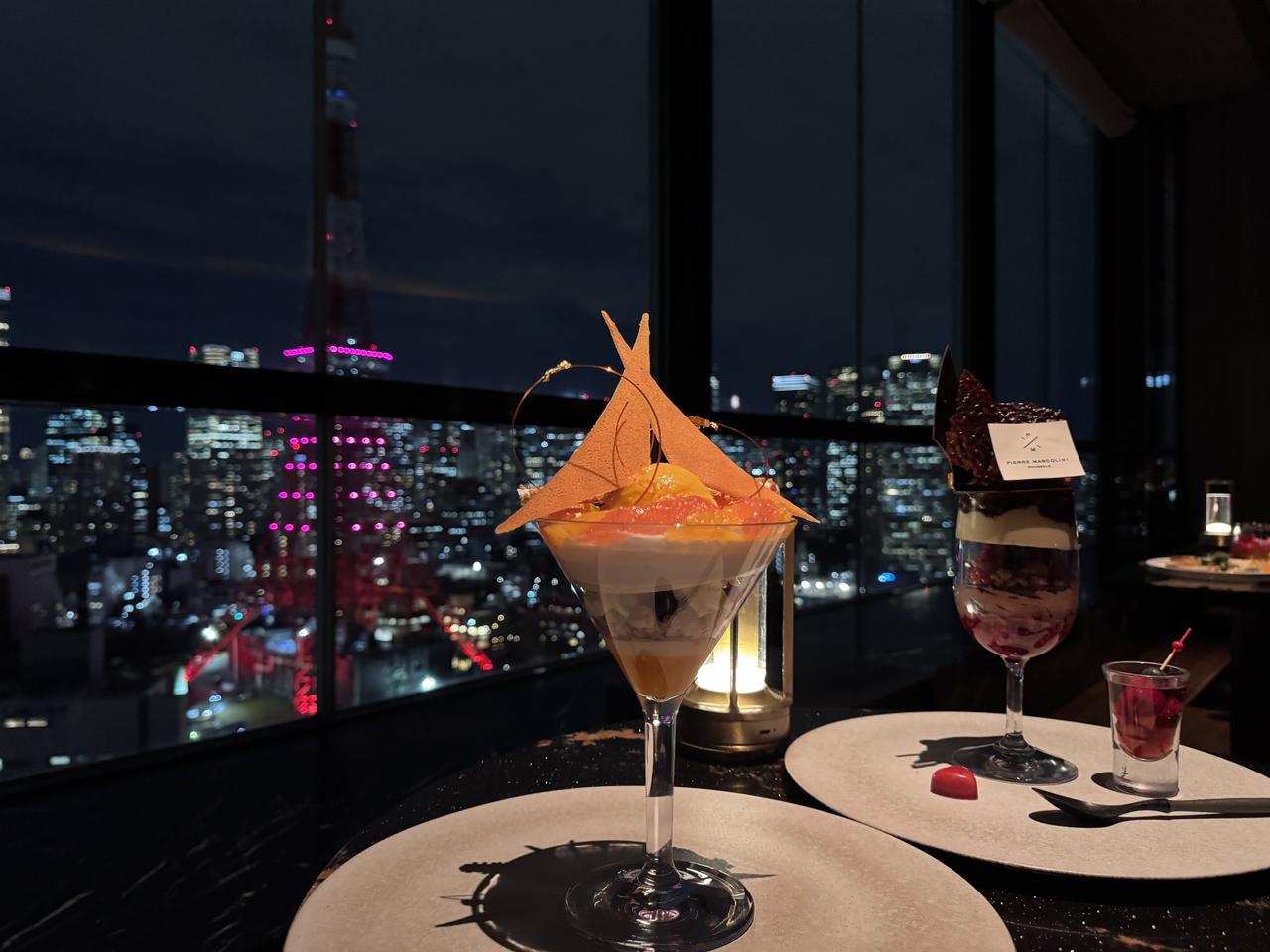 画像2: ピエール マルコリーニの贅沢パフェ♡絶景と味わう限定パフェ【ザ・プリンス パークタワー東京】