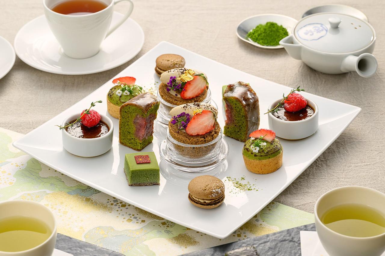 画像2: 日本茶と苺が主役。春限定の和テイストアフタヌーンティーが登場