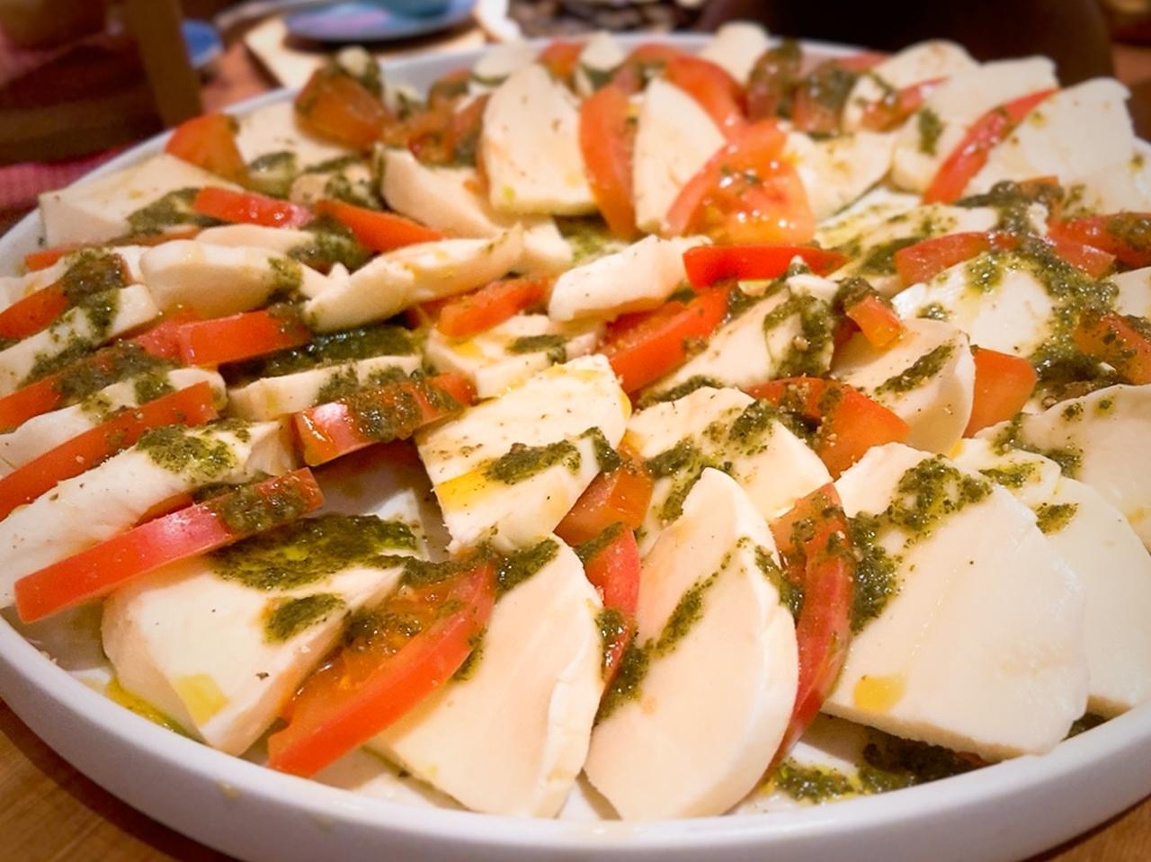 画像: 塩トマトのカプレーゼ