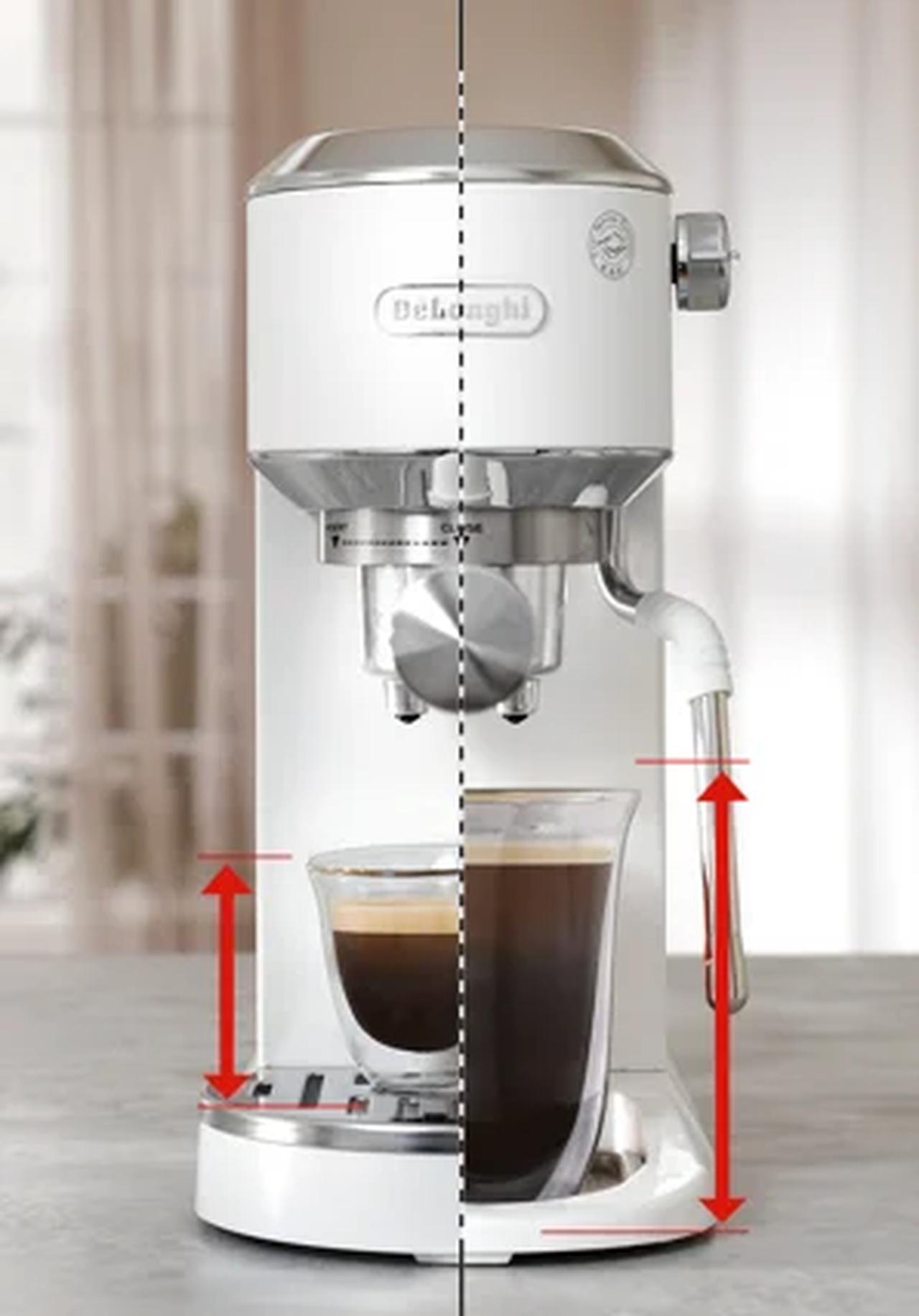 画像: 着脱式カップ受けでサイズも深さもお好みのカップが使用可能