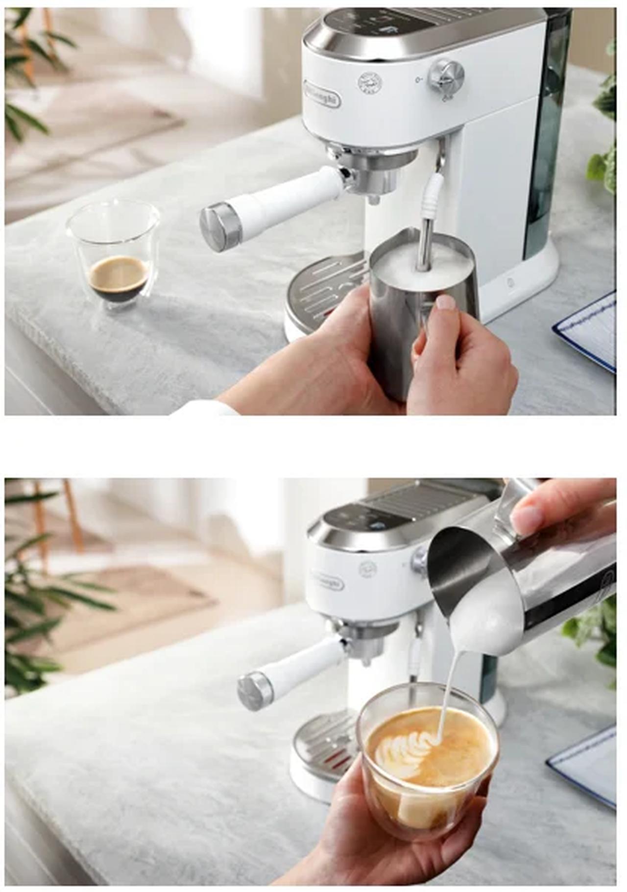 画像: ラテアートを作りやすい「My LatteArt（マイラテアート）」機能でご自宅で繊細なラテアートまで