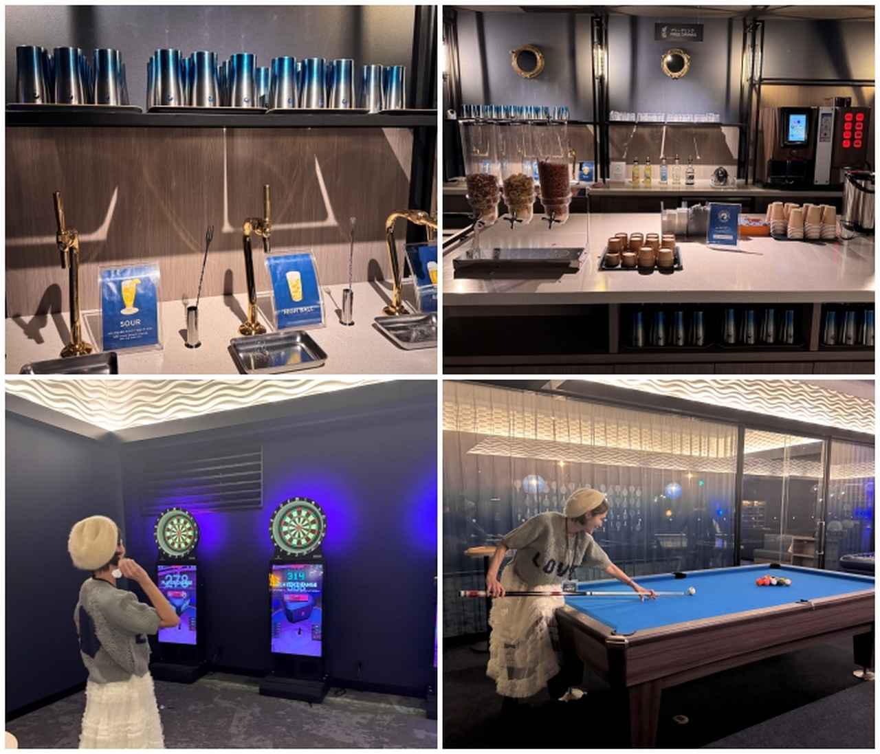 画像: DEEP SEA LOUNGE（卓球、ダーツ、ビリヤード、フリードリンク） ビールやおつまみをつまみながら遊べちゃう！