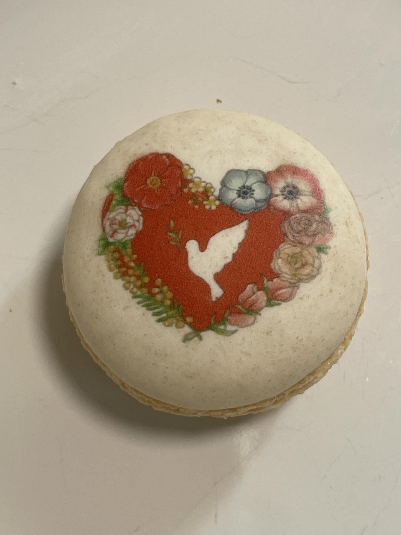 画像3: 花が心を彩り、鳩が想いを届ける♡「ピースフルマカロン」新デザインが2月1日より登場