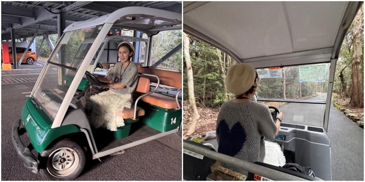 画像: 施設内移動は無料巡回バスもしくはカートで！