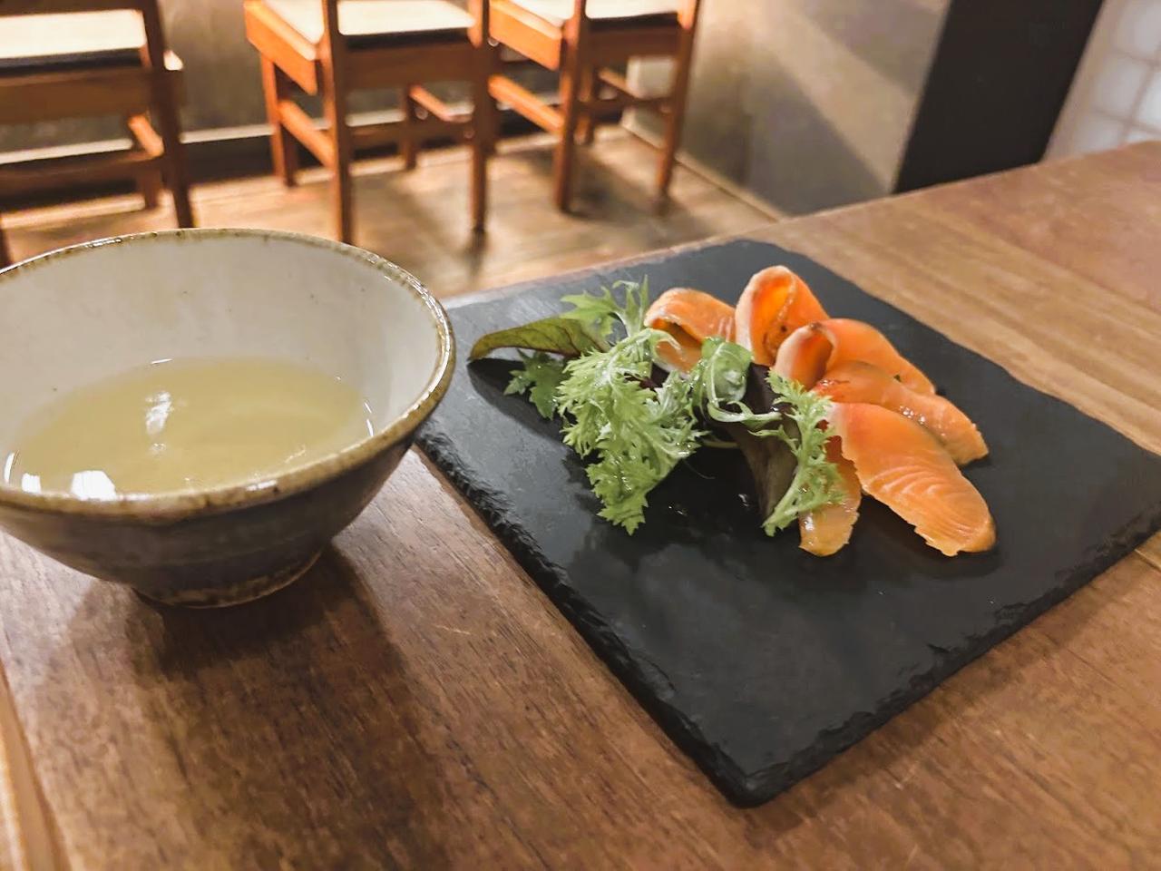 画像: 信州サーモンのカルパッチョ 1,100円