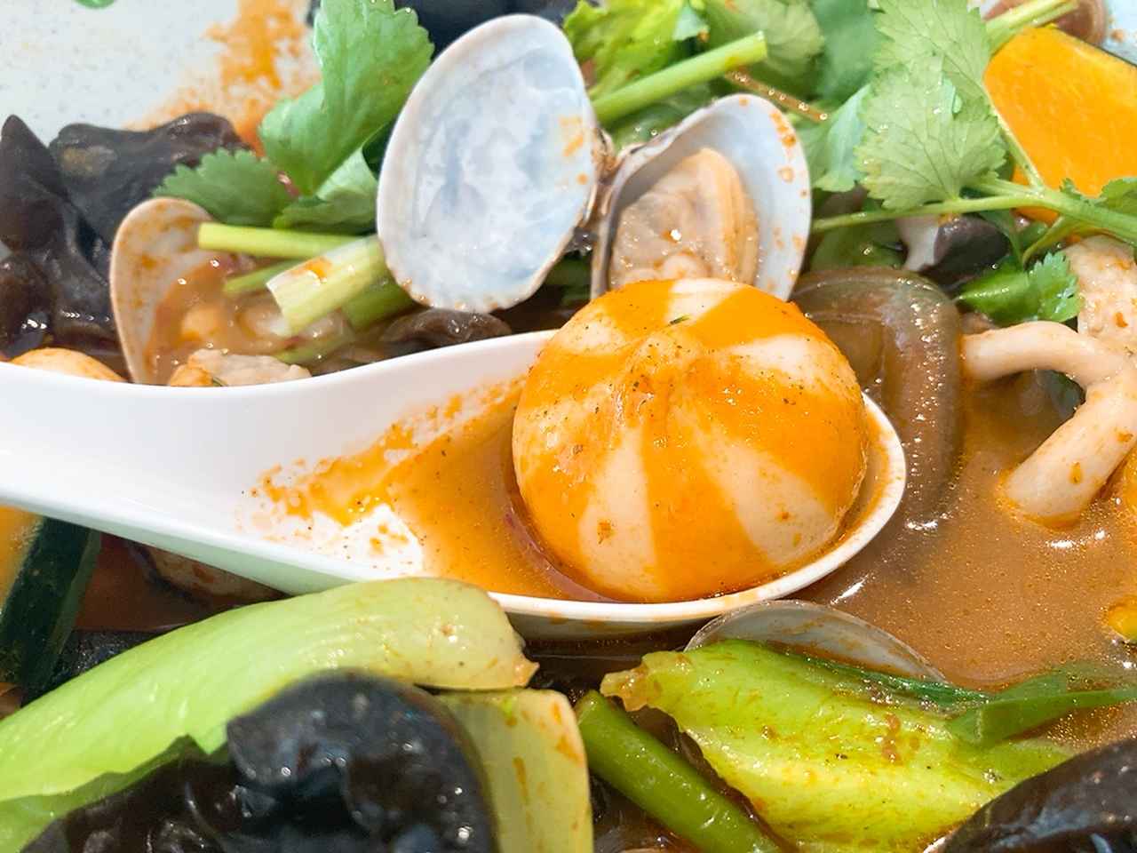 画像: エビ魚卵団子は、中がお楽しみ