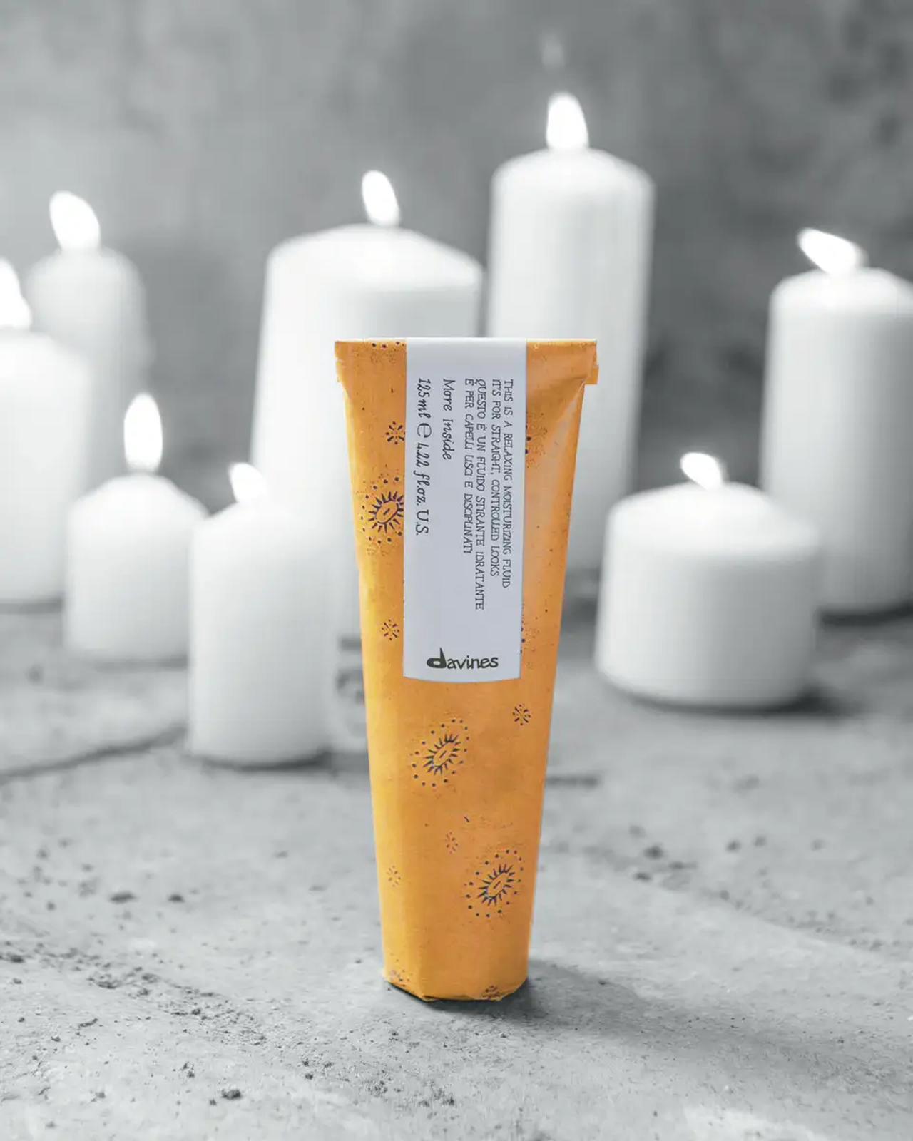 画像: モアインサイド ルチアーノ 125mL 3,520円(税込) うねりや広がりを抑え、極上のツヤを仕込むスタイリングフルイド。 davines.co.jp