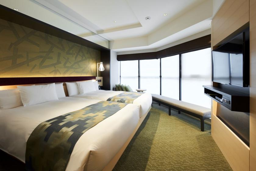 画像1: 庵と縁側が共存する、特別な「コーナーデラックスツイン」