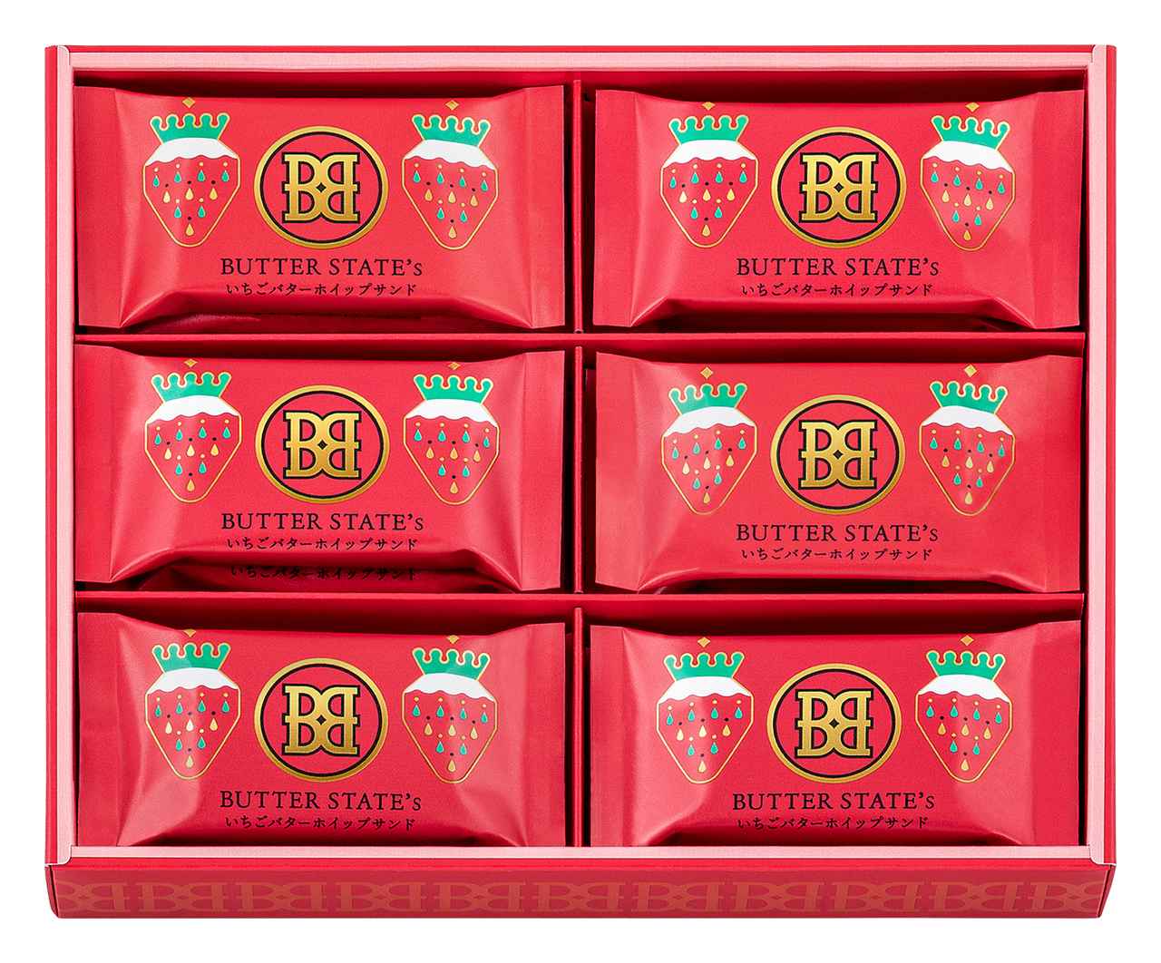 画像: いちごバターホイップサンド