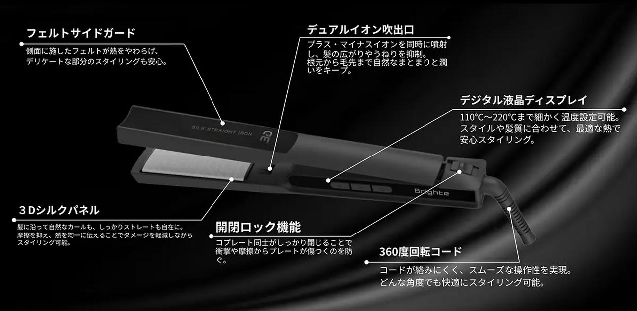 画像1: グラフェン×3Dシルクパネルでダメージを抑えながらツヤ髪に
