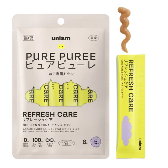 画像3: ねこ用機能性おやつ「ピュアピューレ」全国162店舗で販売開始