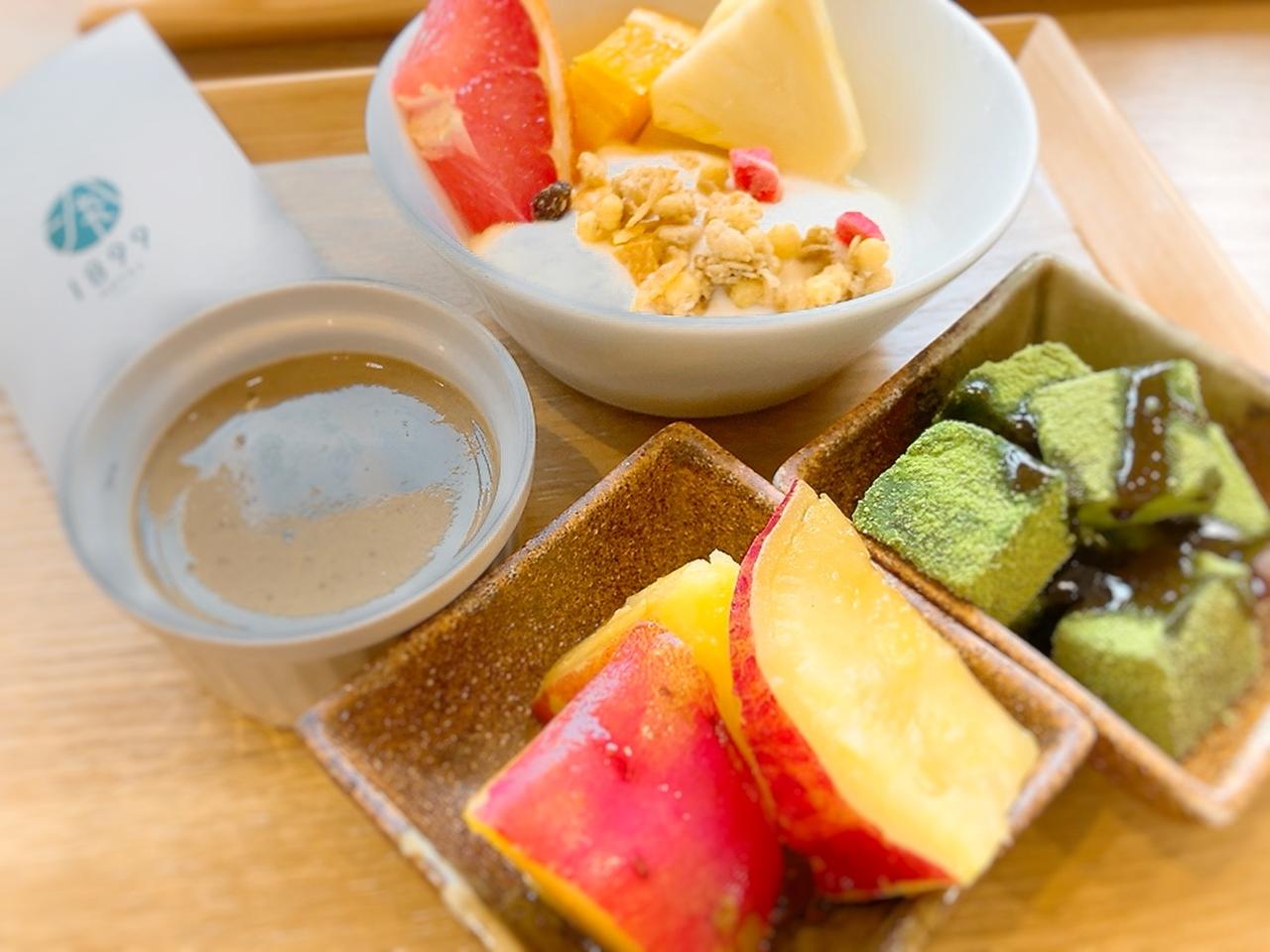 画像: デザートにもお茶が