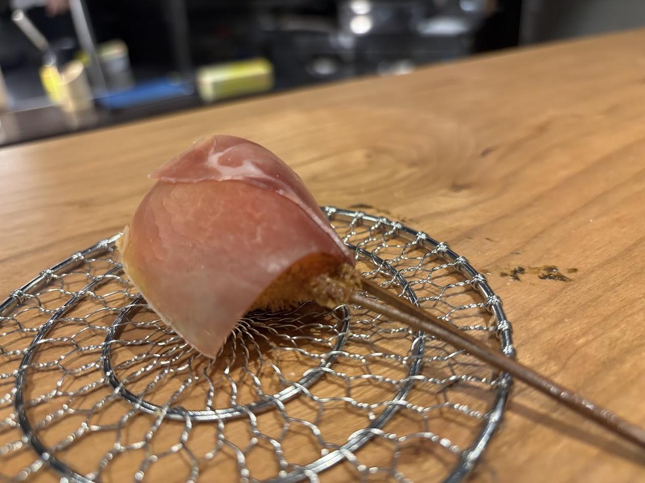 画像: 生ハムのオレンジピールクリームチーズ