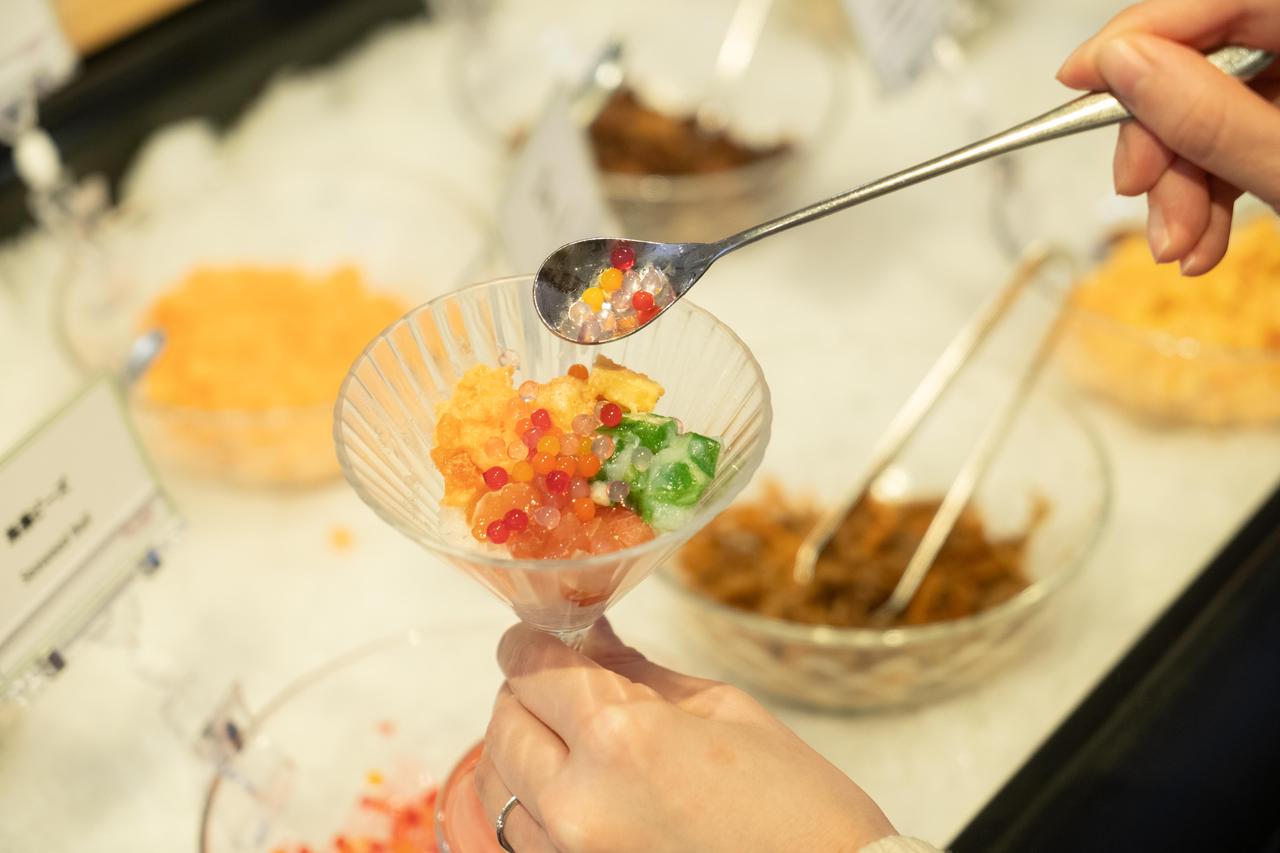 画像2: ディナー限定「ご当地ごはんパフェ」も注目