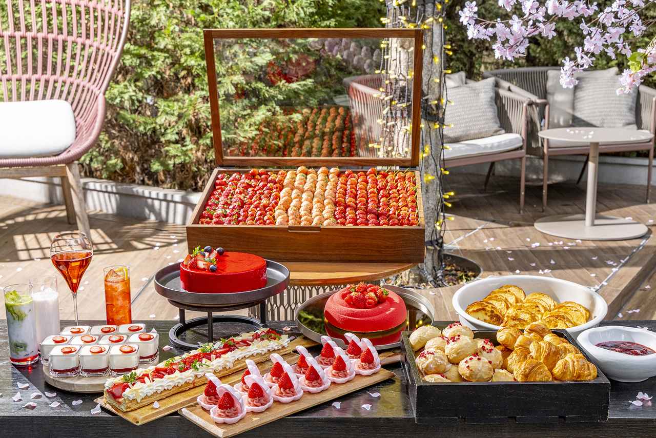 画像: 春空いちごスイーツビュッフェ付きランチ