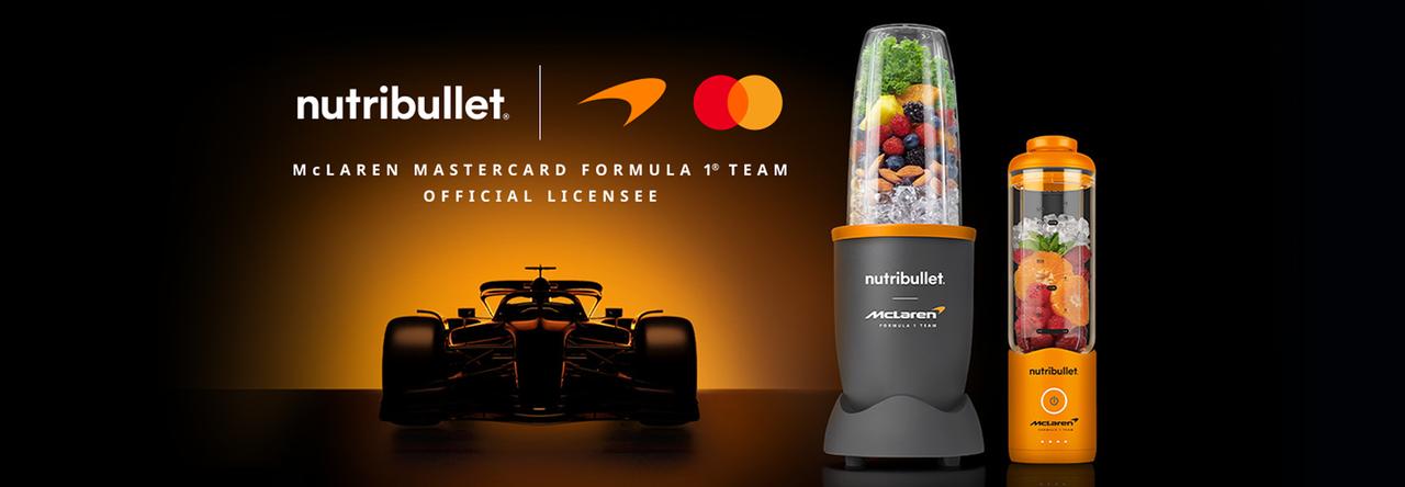 画像: ニュートリブレット✕マクラーレン F1チーム丨nutribullet