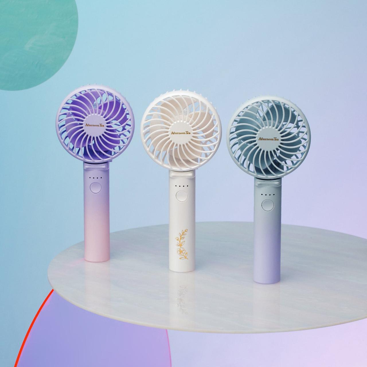 画像8: アフタヌーンティー・リビングの多機能ハンディファン登場　冷却プレート付きなど全6種類